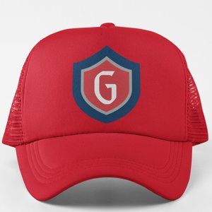 NEW Saint Mary's Gaels Shield Logo Foam Trucker Snapback Hat RED